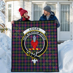 Logan Modern Tartan Crest Quilt