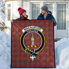 MacAlister Modern Tartan Crest Quilt