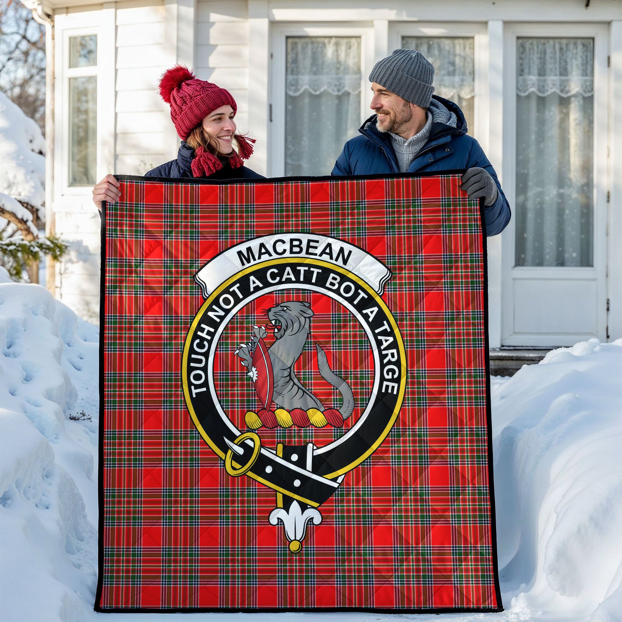 MacBean Tartan Crest Quilt