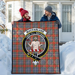MacFarlane Ancient Tartan Crest Quilt