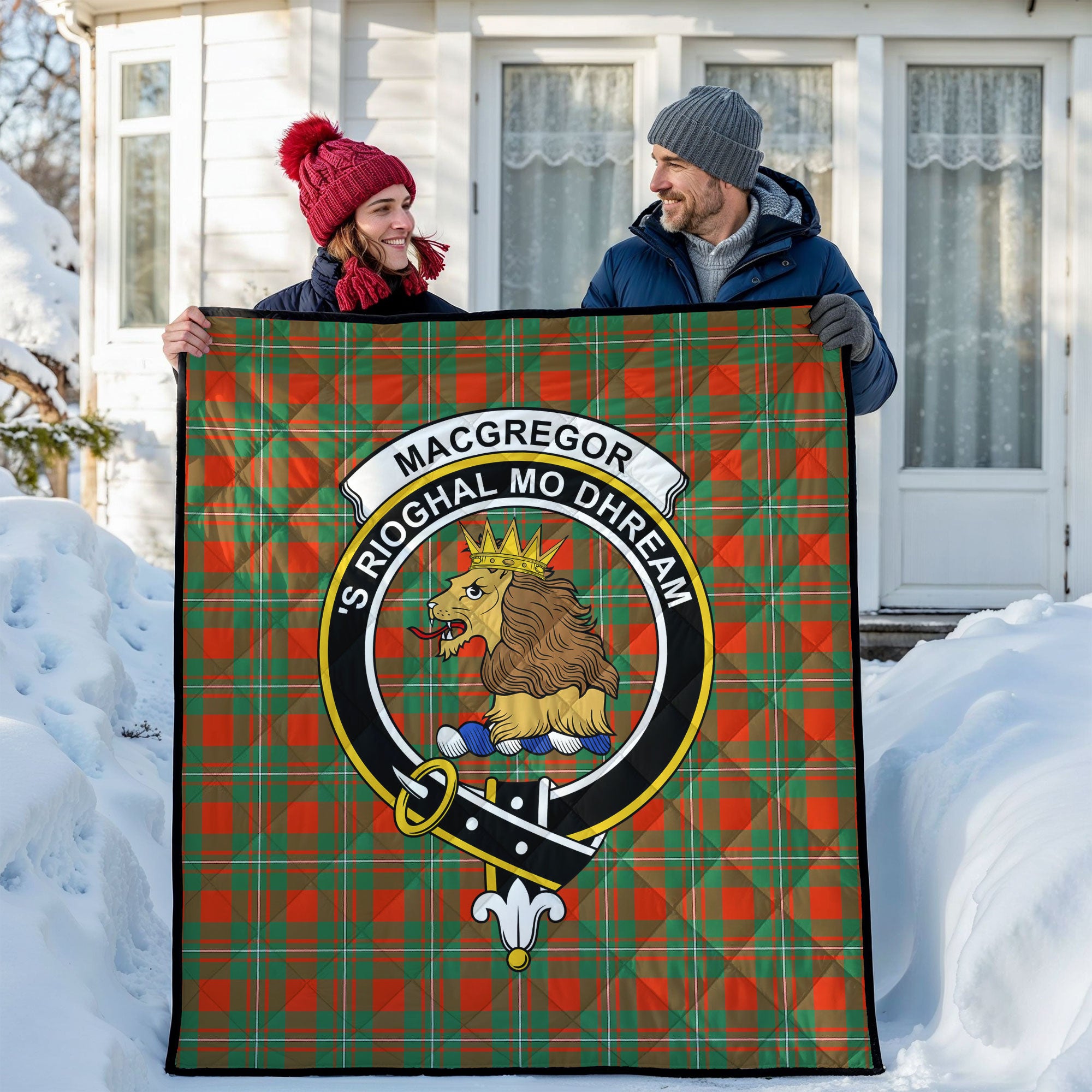 MacGregor Ancient Tartan Crest Quilt