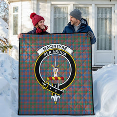 MacIntyre Ancient Tartan Crest Quilt