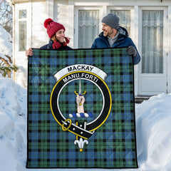 MacKay Ancient Tartan Crest Quilt
