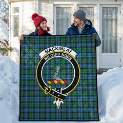 MacKinlay Ancient Tartan Crest Quilt