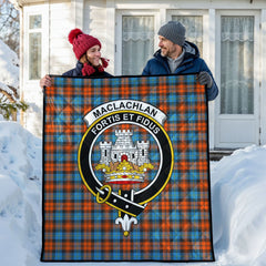 MacLachlan Ancient Tartan Crest Quilt