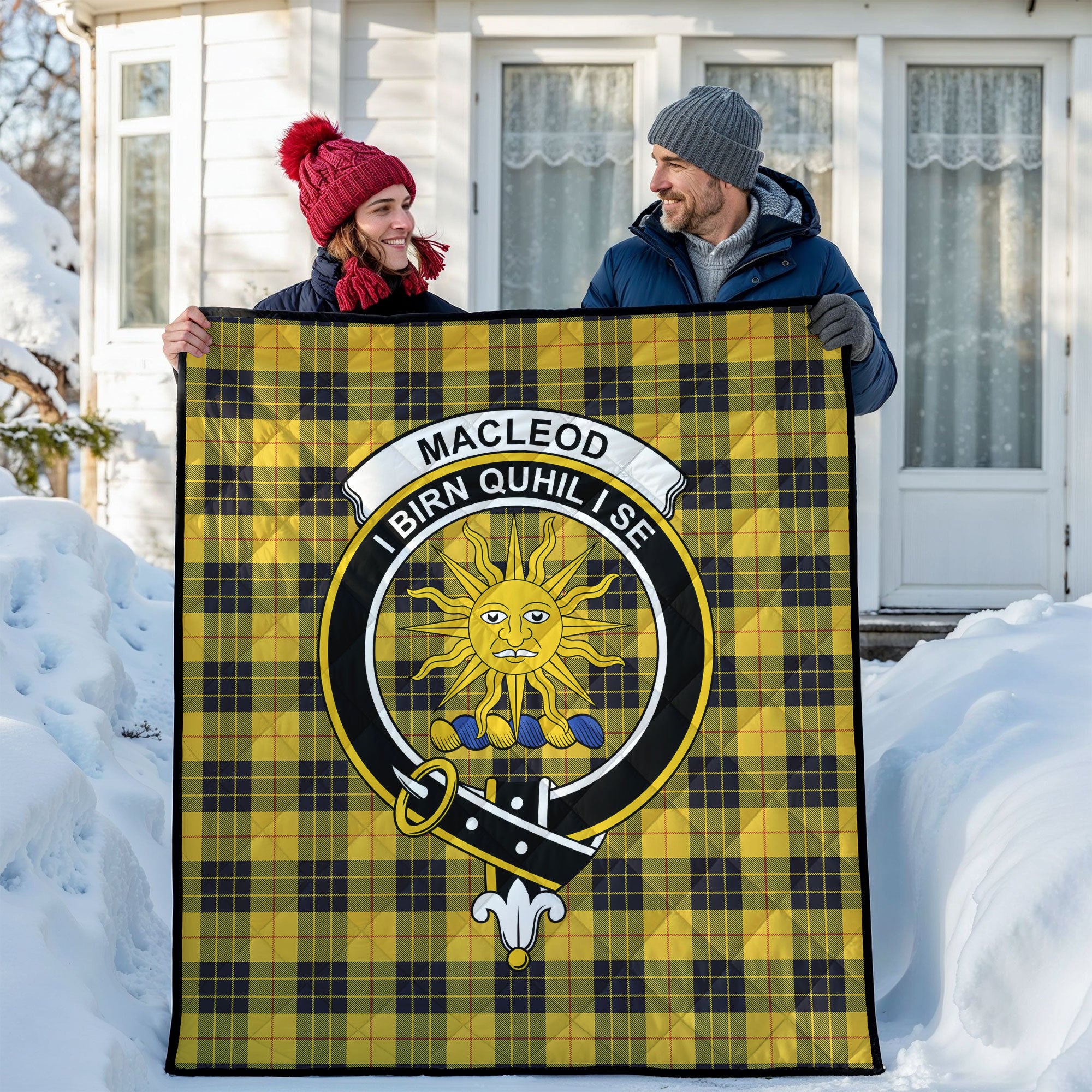 MacLeod of Lewis Ancient Tartan Crest Quilt