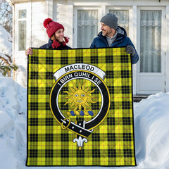 MacLeod of Lewis Modern Tartan Crest Quilt