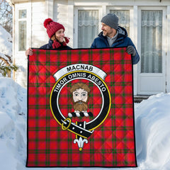 MacNab Modern Tartan Crest Quilt