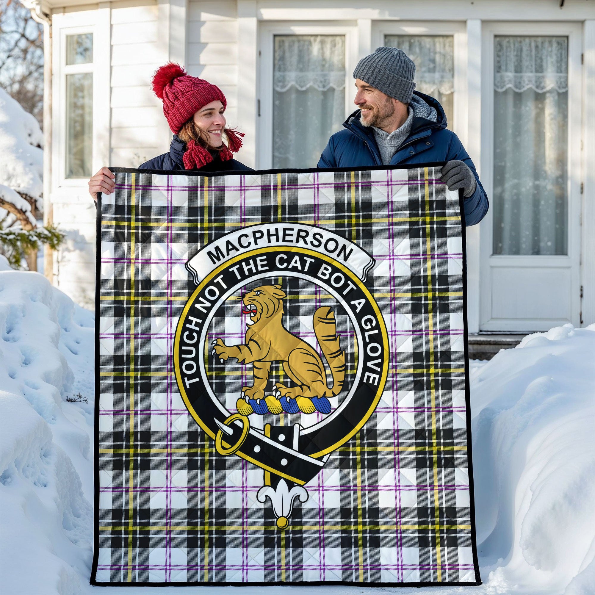 MacPherson Dress Modern Tartan Crest Quilt