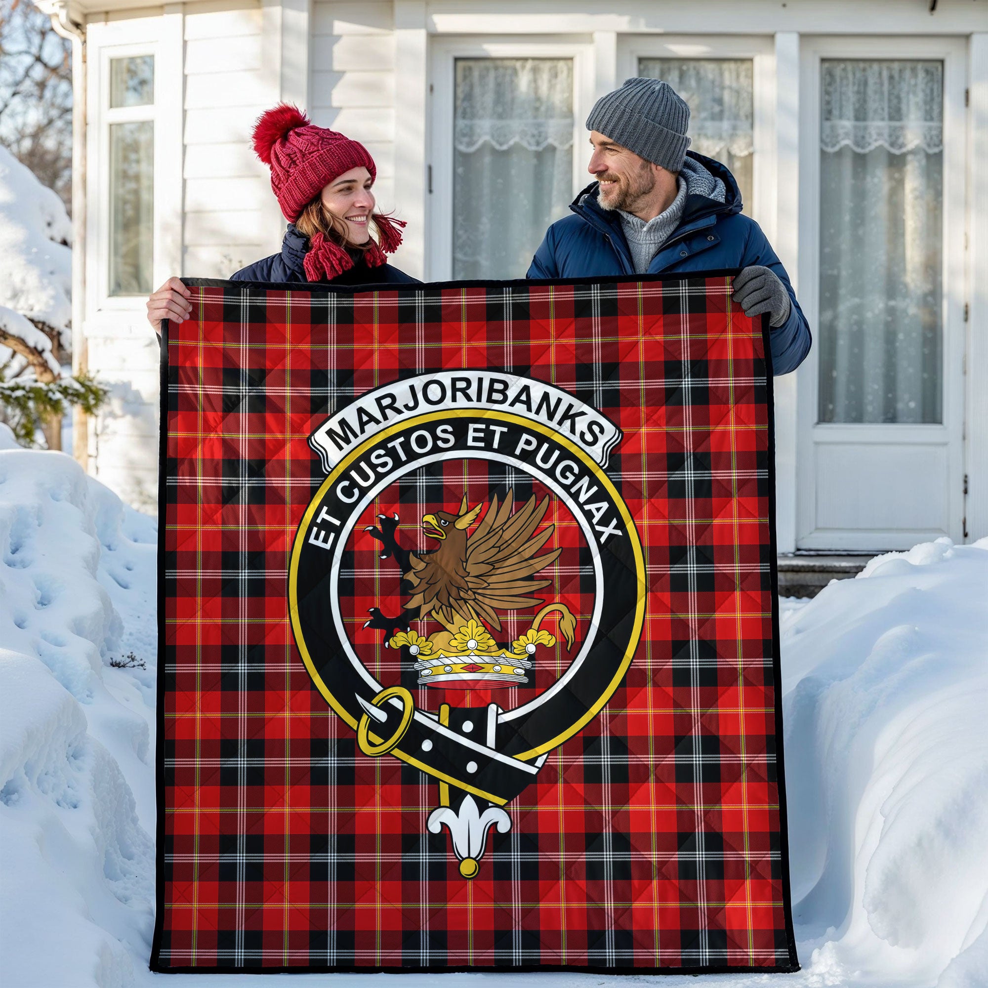 Marjoribanks Tartan Crest Quilt