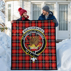 Marjoribanks Tartan Crest Quilt