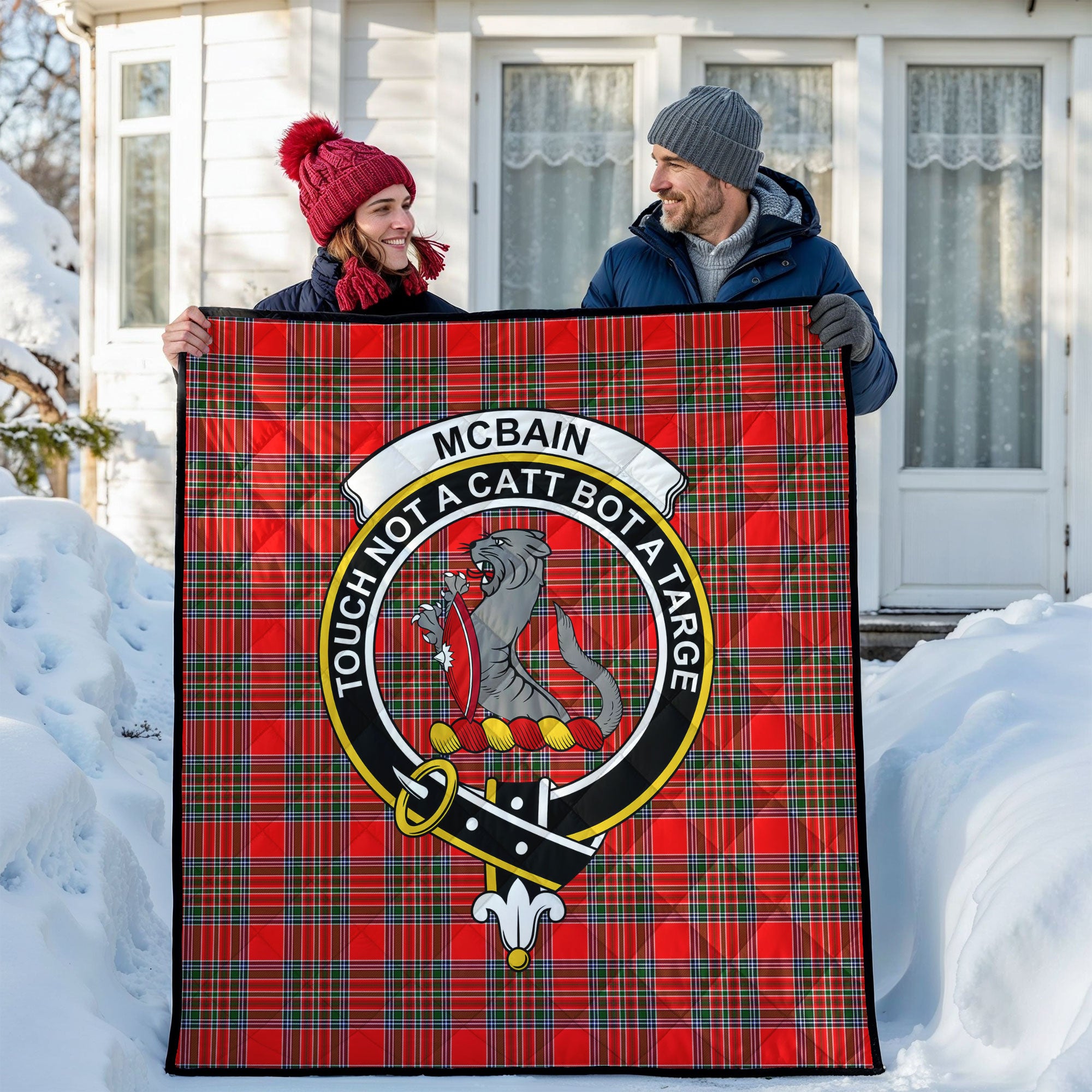 McBain Tartan Crest Quilt