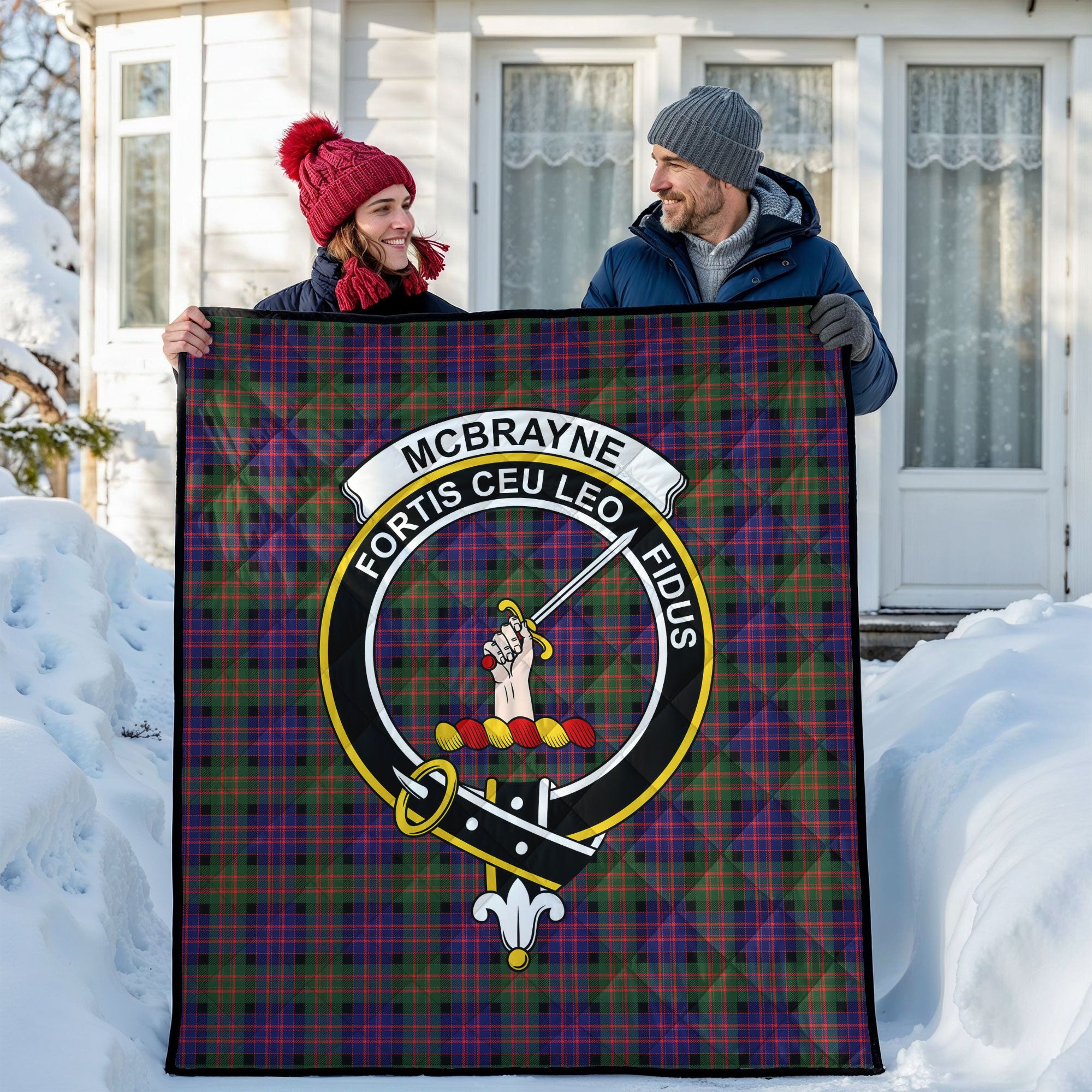McBrayne Tartan Crest Quilt
