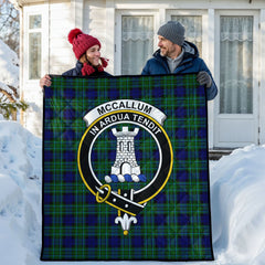 McCallum Modern Tartan Crest Quilt