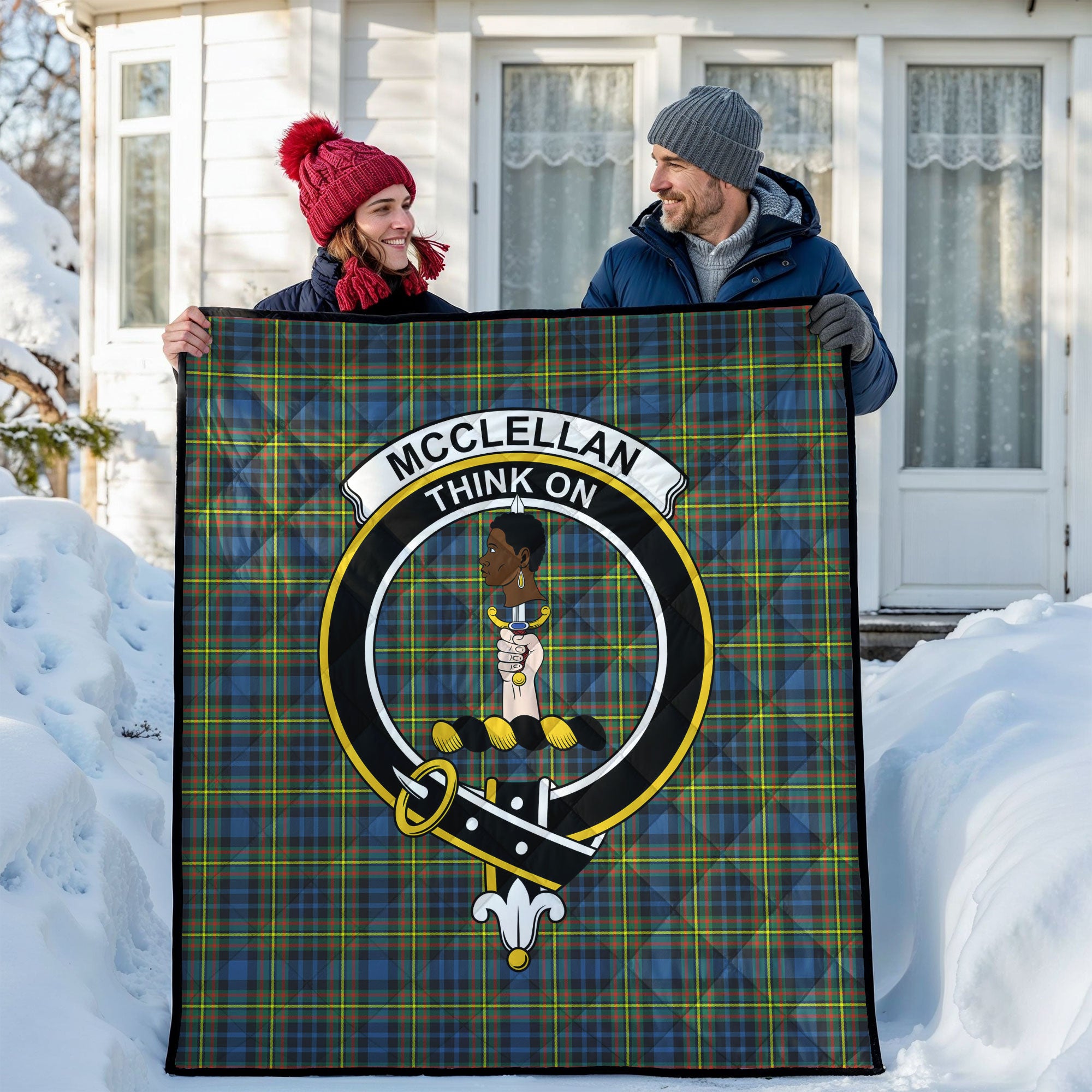 McClellan Ancient Tartan Crest Quilt