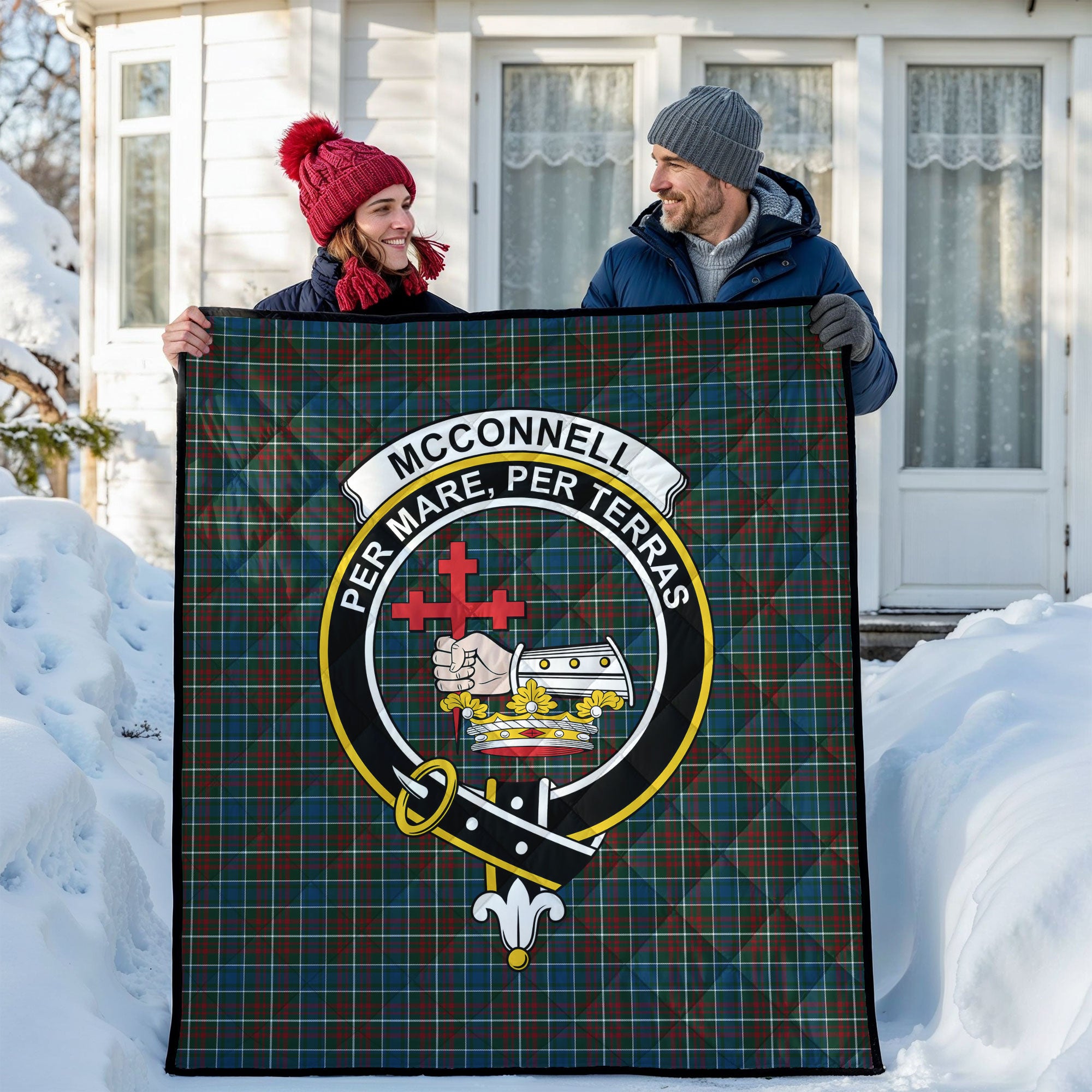 McConnell Tartan Crest Quilt