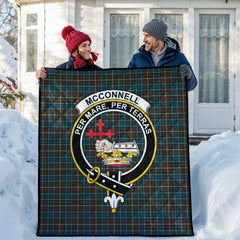 McConnell Tartan Crest Quilt
