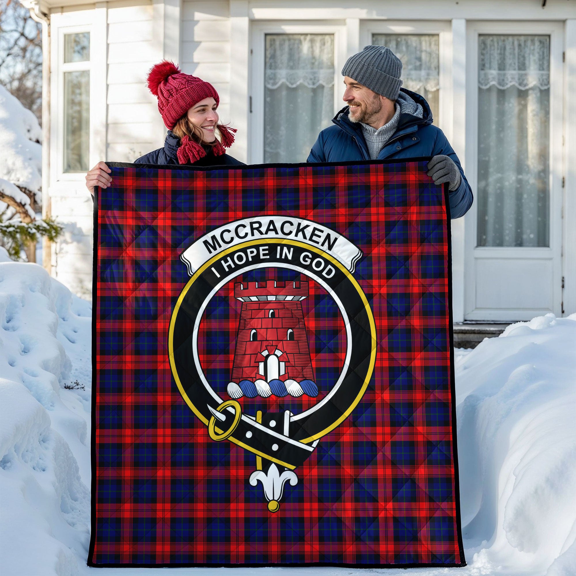 McCracken Tartan Crest Quilt