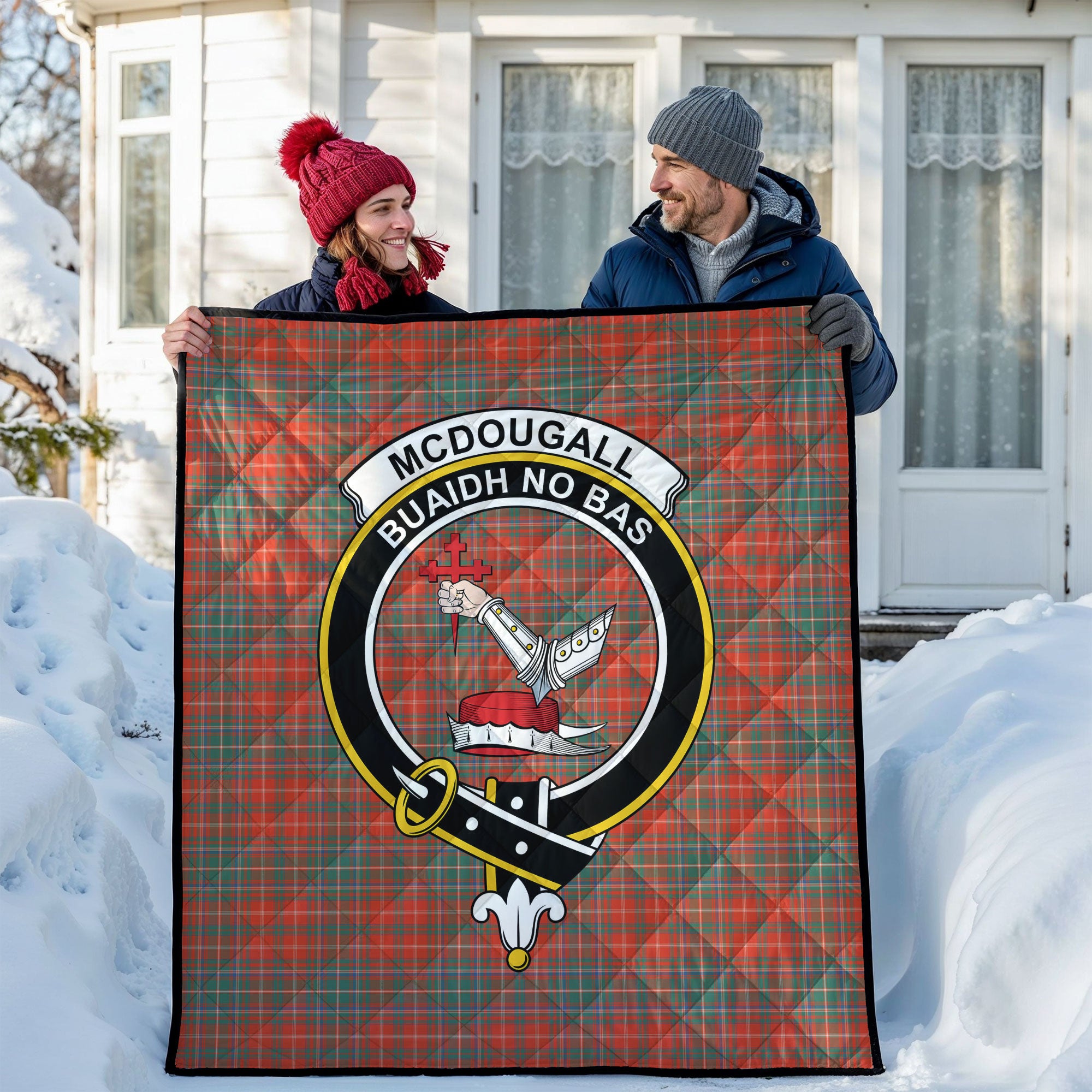McDougall Ancient Tartan Crest Quilt