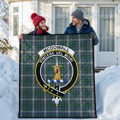 McDowall Tartan Crest Quilt