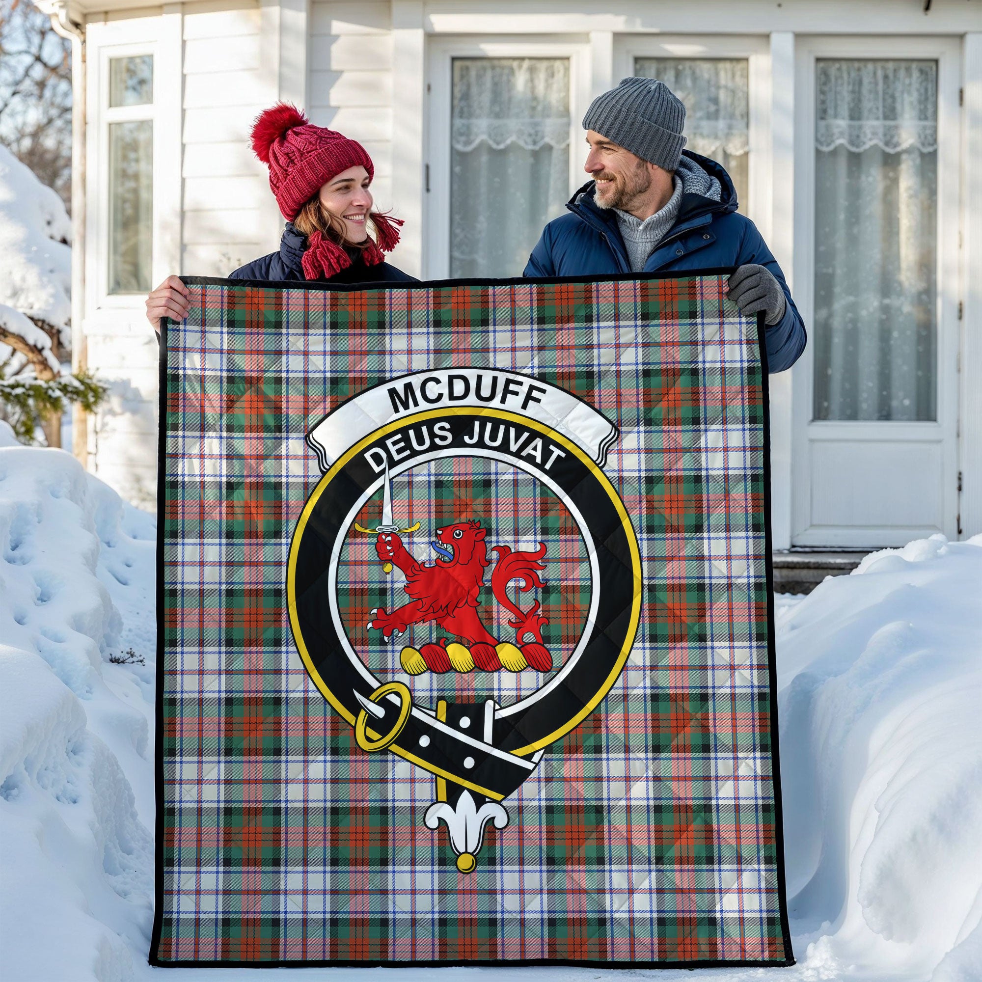 McDuff Dress Ancient Tartan Crest Quilt