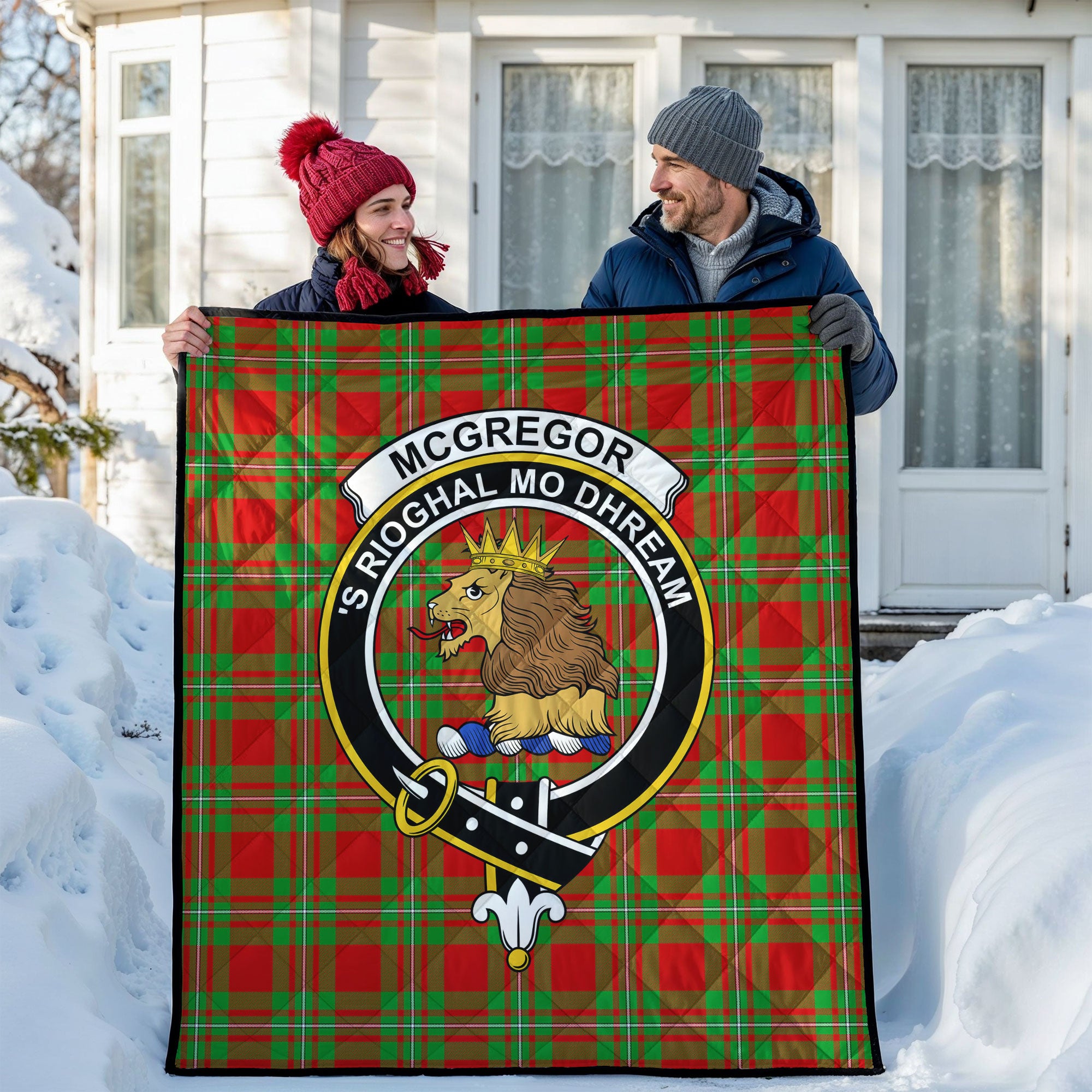 McGregor Modern Tartan Crest Quilt