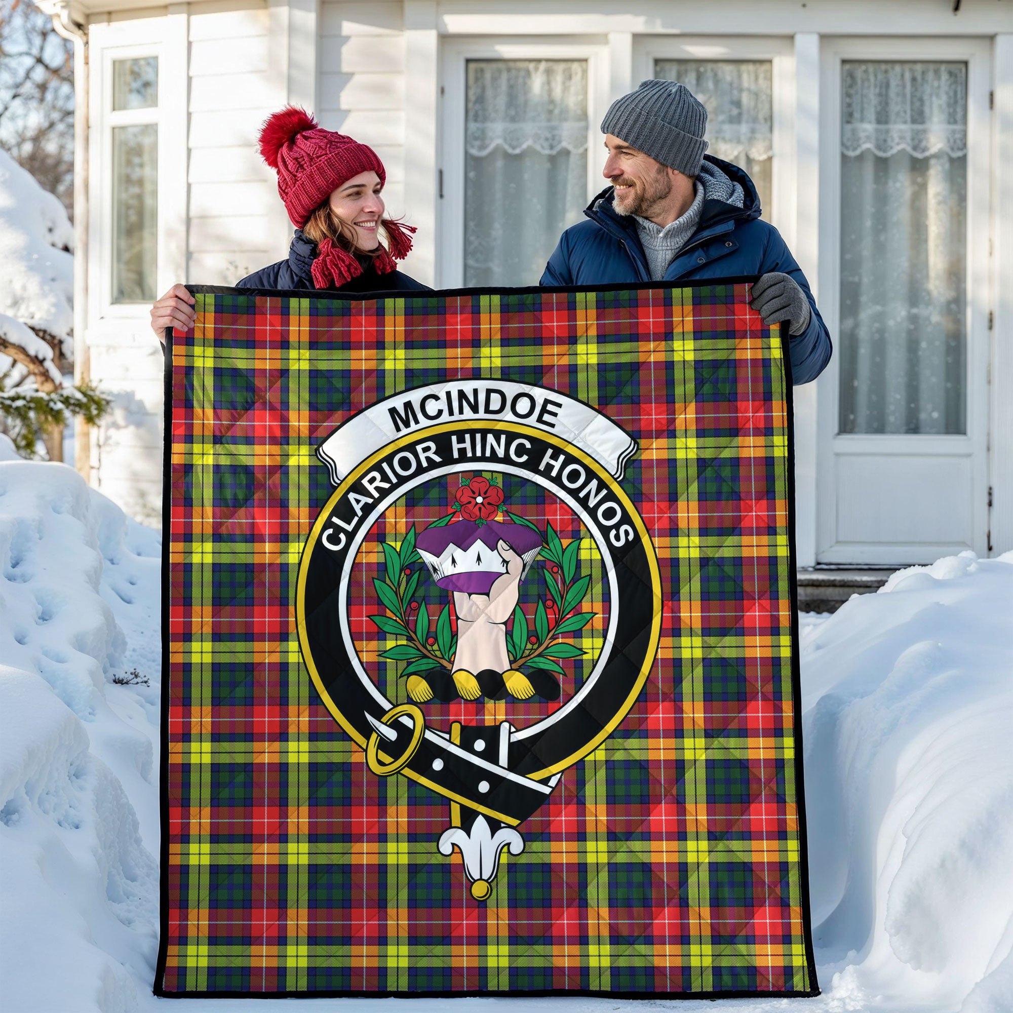 McIndoe Tartan Crest Quilt
