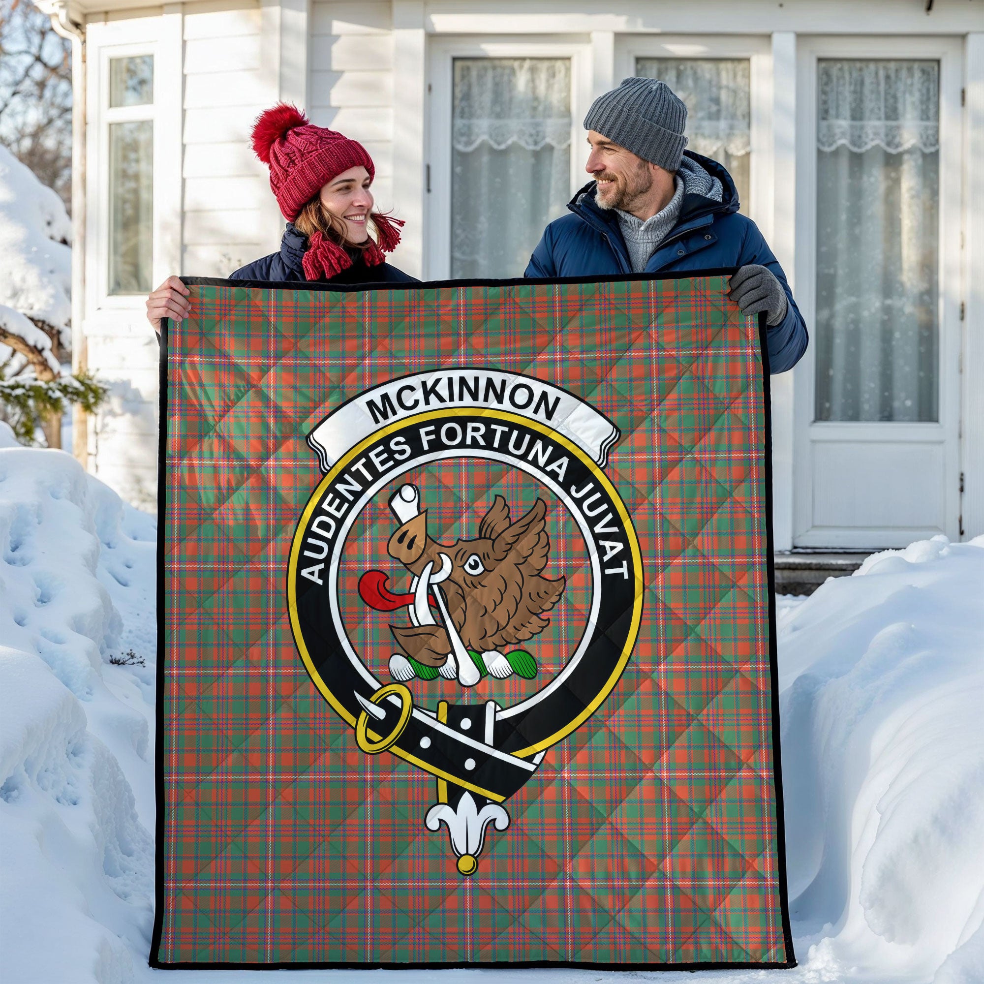 McKinnon Ancient Tartan Crest Quilt