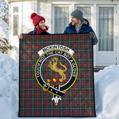 McKintosh Hunting Modern Tartan Crest Quilt
