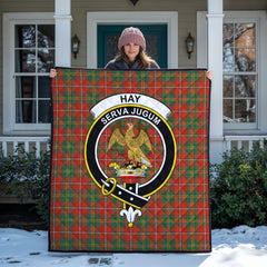 Hay Ancient Tartan Crest Quilt