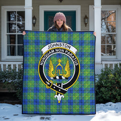 Johnston Ancient Tartan Crest Quilt