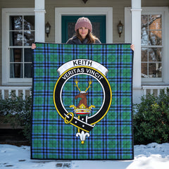 Keith Ancient Tartan Crest Quilt