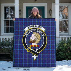 Kirkaldy Tartan Crest Quilt