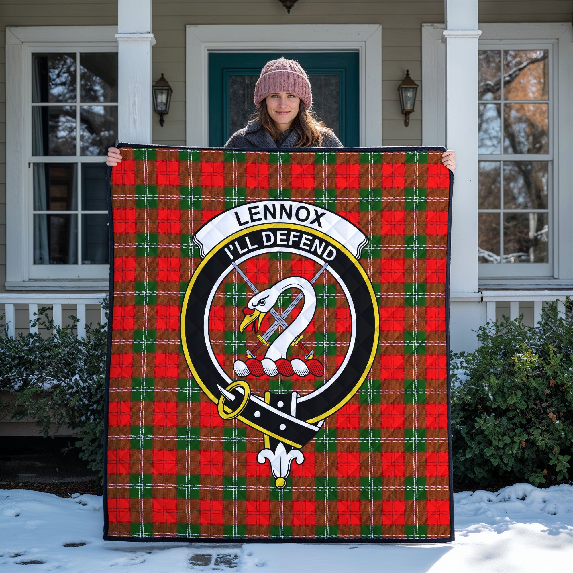 Lennox Tartan Crest Quilt