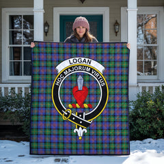 Logan Ancient Tartan Crest Quilt