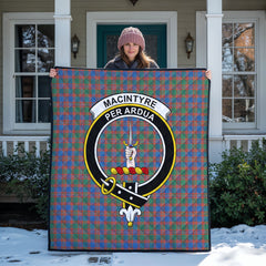 MacIntyre Ancient Tartan Crest Quilt