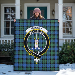 MacKay Ancient Tartan Crest Quilt