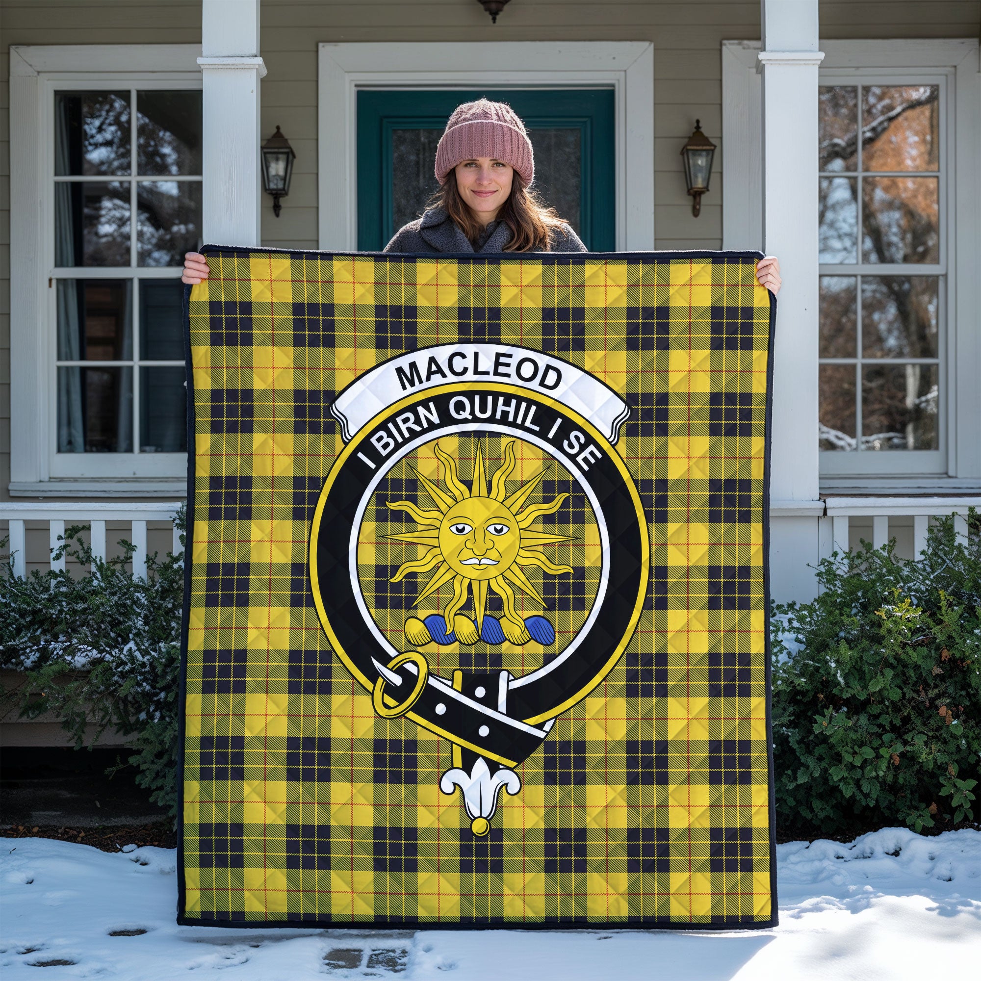 MacLeod of Lewis Ancient Tartan Crest Quilt