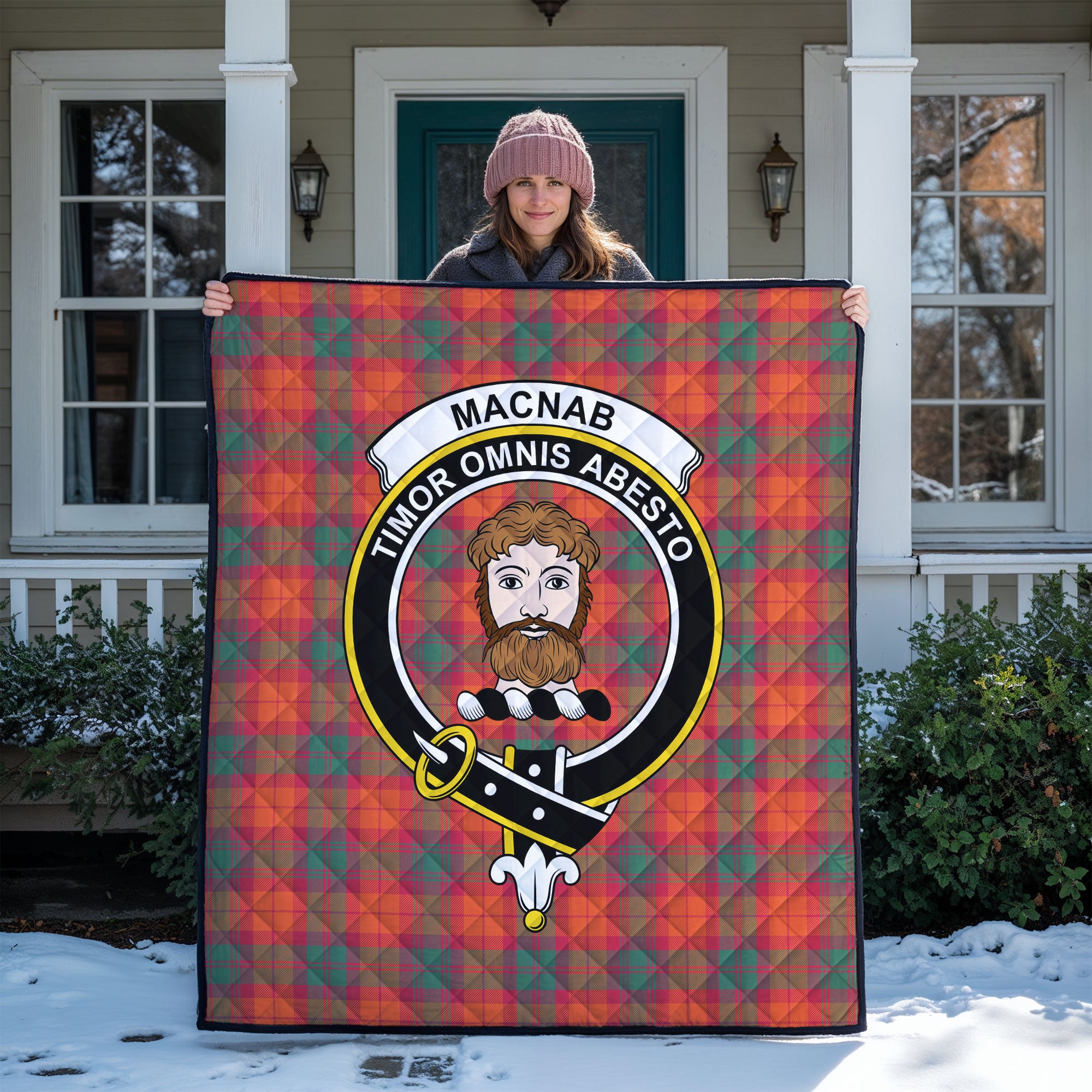 MacNab Ancient Tartan Crest Quilt