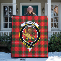 MacPhee Modern Tartan Crest Quilt