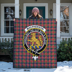 MacPherson Ancient Tartan Crest Quilt