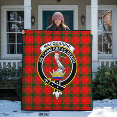 MacQuarrie Tartan Crest Quilt