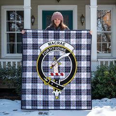 MacRae Dress Modern Tartan Crest Quilt