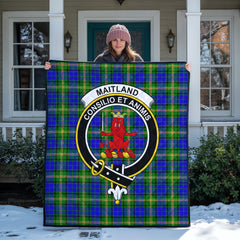 Maitland Tartan Crest Quilt