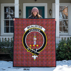 McAlister Modern Tartan Crest Quilt