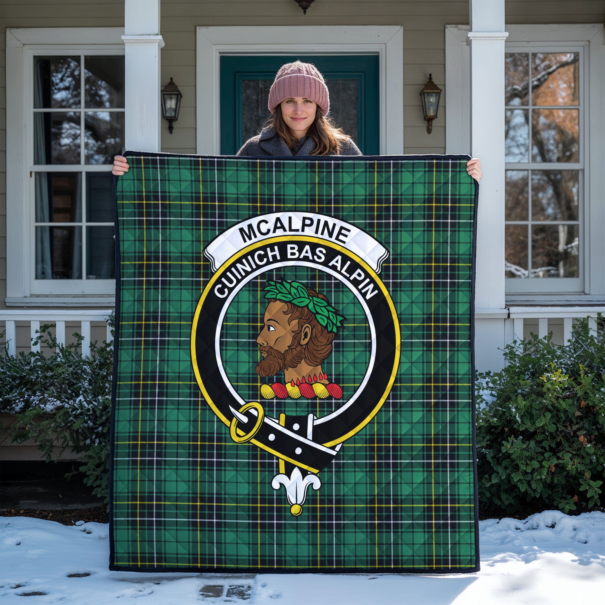 McAlpine Ancient Tartan Crest Quilt