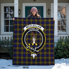 McClellan Modern Tartan Crest Quilt