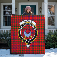 McColl Tartan Crest Quilt