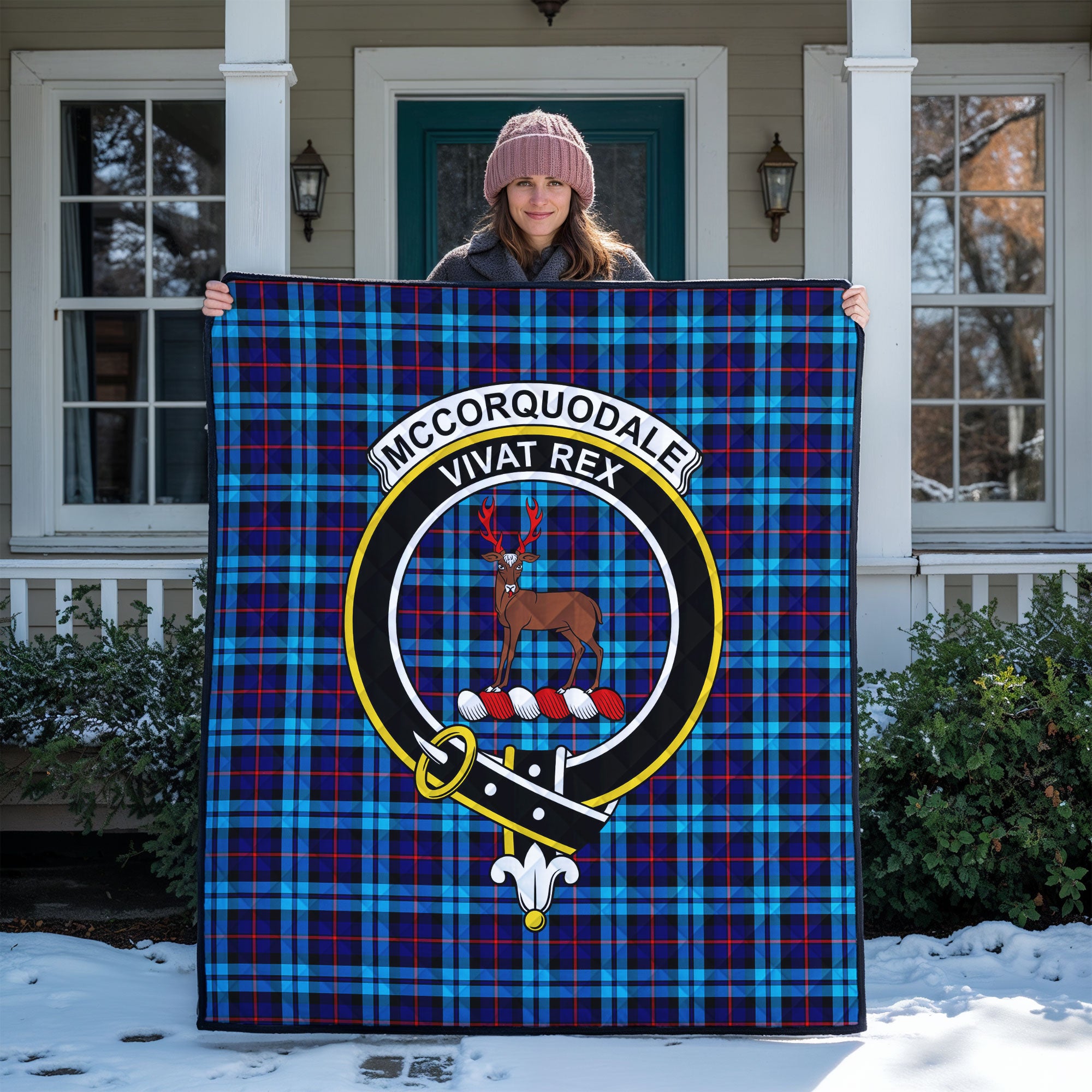 McCorquodale Tartan Crest Quilt