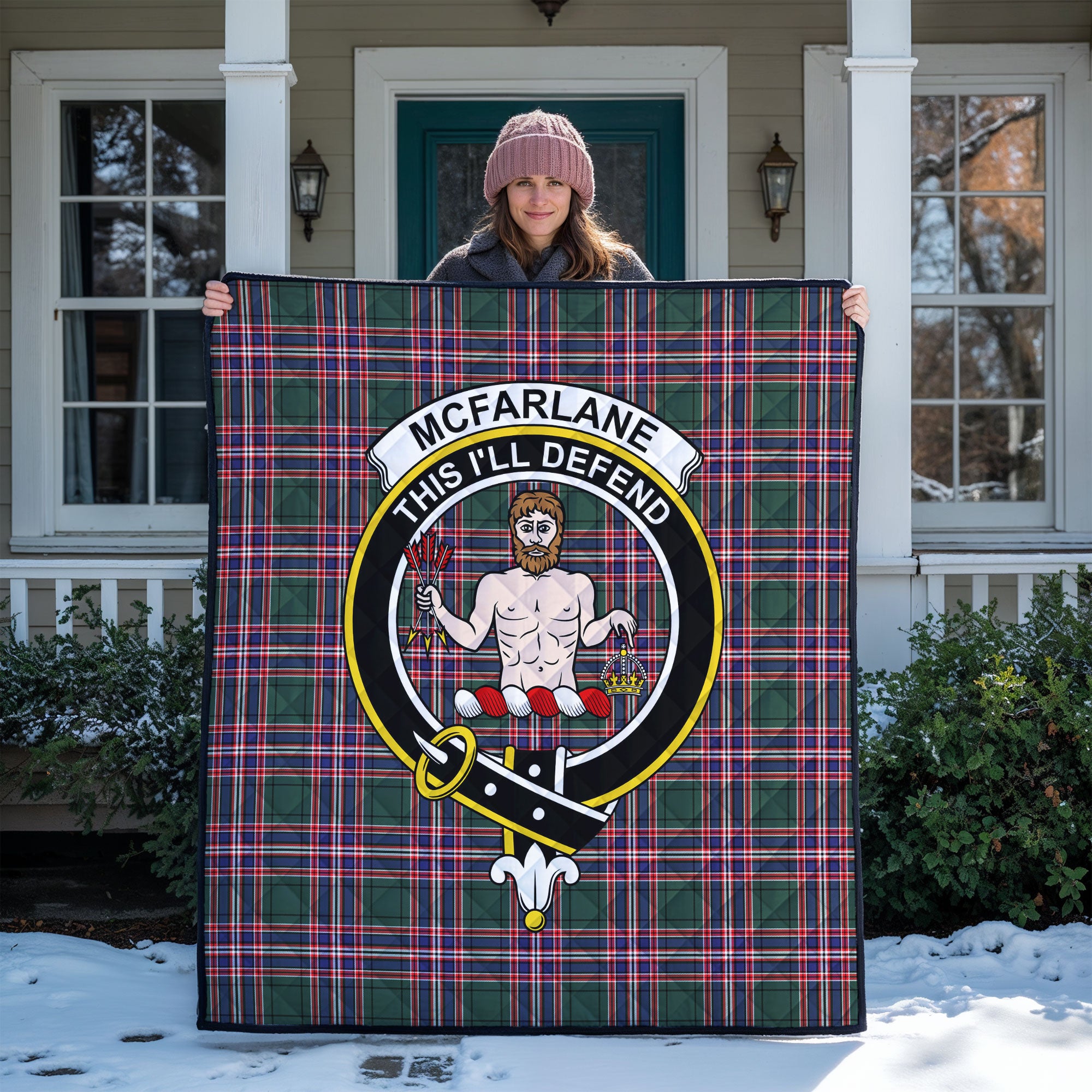 McFarlane Hunting Modern Tartan Crest Quilt